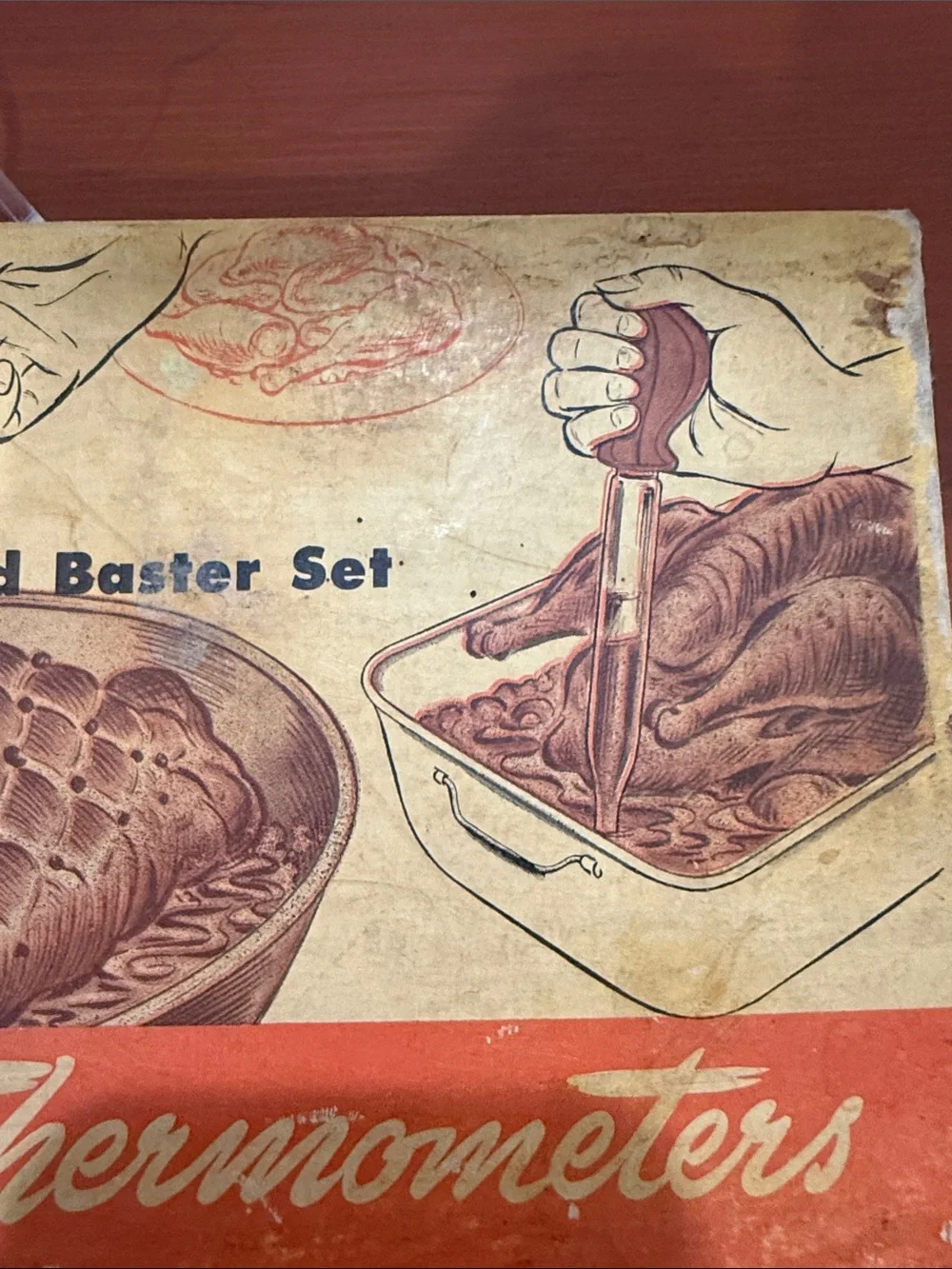 Kitchen-Aid Vintage Thermometer and Baster Set Grandmacore